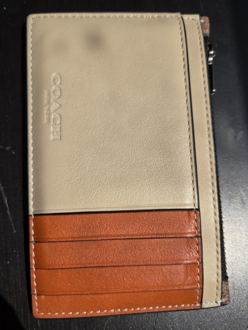 Coach Zip Card Case